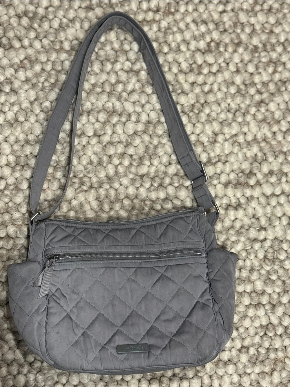 Vera Bradley Performance Twill shoulder bag gray